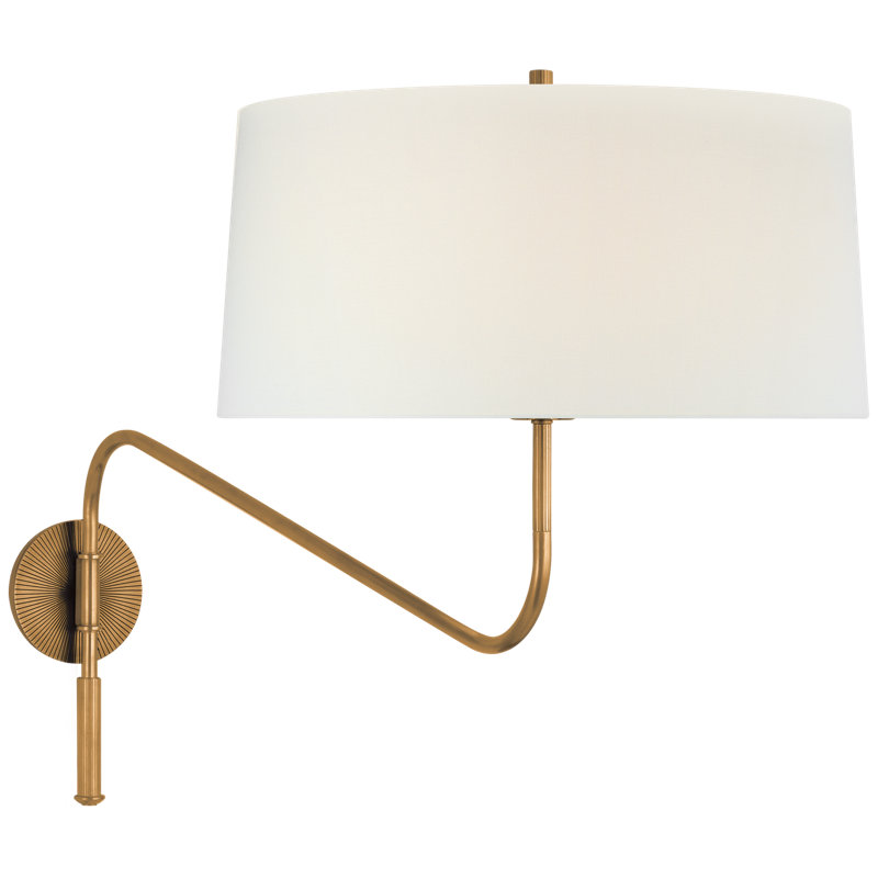 Canto 1 - Light Swing Arm, Hand-Rubbed Antique Brass