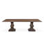Toulon Solid Wood Double Pedestal Dining Table