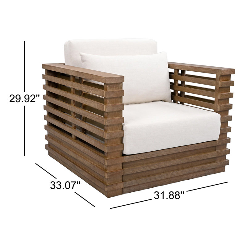Tortuga Eucalyptus Patio Chair
