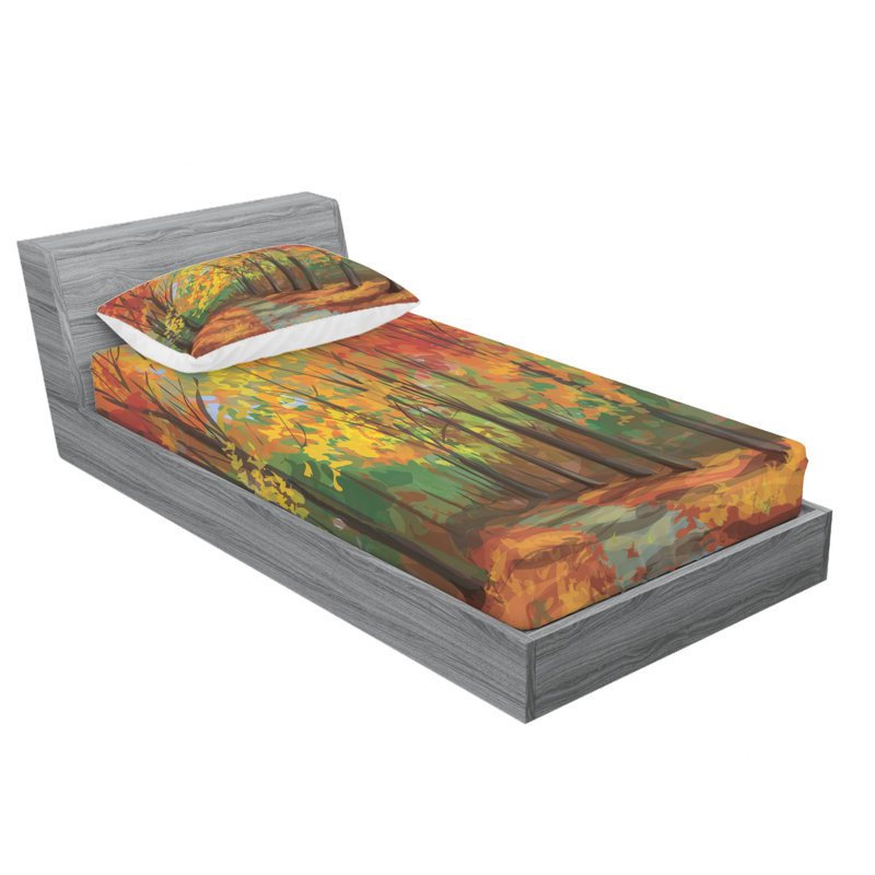 Microfiber Sheet Set, Twin XL Sheet Set with Fitted Sheet