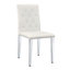 Ensemble de 4 chaises de salle à manger capitonnées avec pieds en métal, conception ergonomique et mousse haute densité pour un confort et un style ultimes-1419016922-1419016870