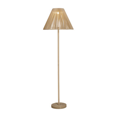 Lampe sur pied solaire Lumika beige