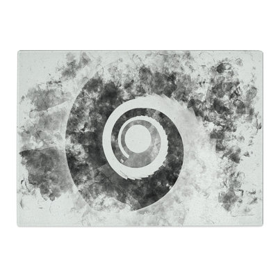 Tempered Glass Spiral Staircase Abstract Chopping Board
