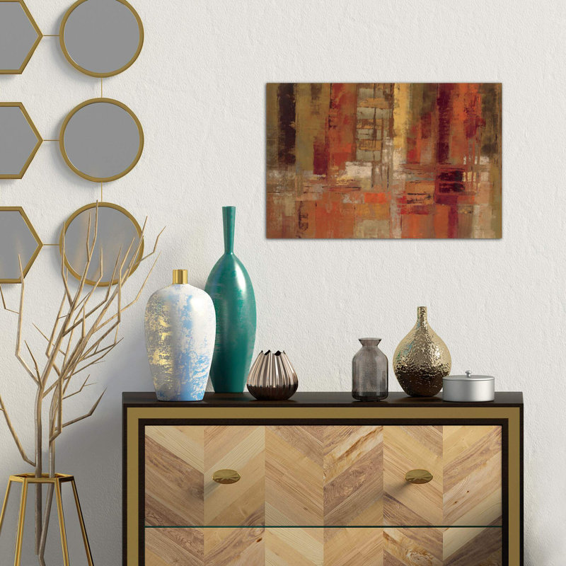Sunset Street by Silvia Vassileva - Wrapped Canvas Painting, 66.04 cm H x 45.72 cm W x 3.175 cm D