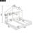 Wood  House Platform Beds