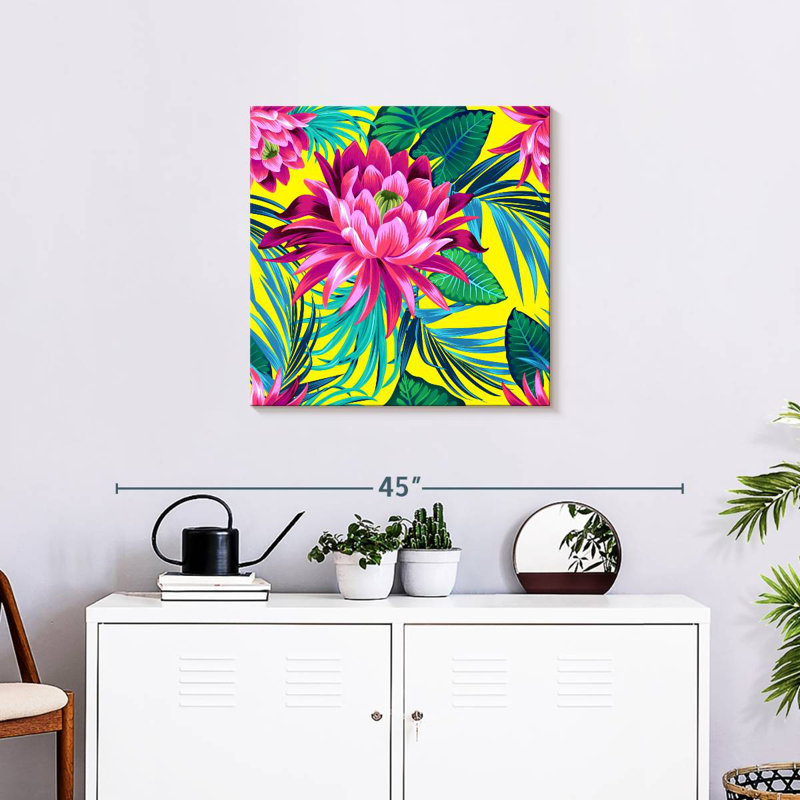Harnek Tropical Water Lily, 24" H x 24" W