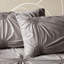 6 housses de lit de jour gris foncé avec motif à losanges double réversible avec coussin en forme de nuage