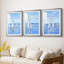 NAUTICAL Series CXLV - Impression encadrée sur mesure de qualité supérieure - 3 pièces-1488789919