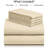 Luxclub 4 PC Cream Full Silky Soft Cooling Extra Deep Pocket Performance Sheet Set-123418299-123418288