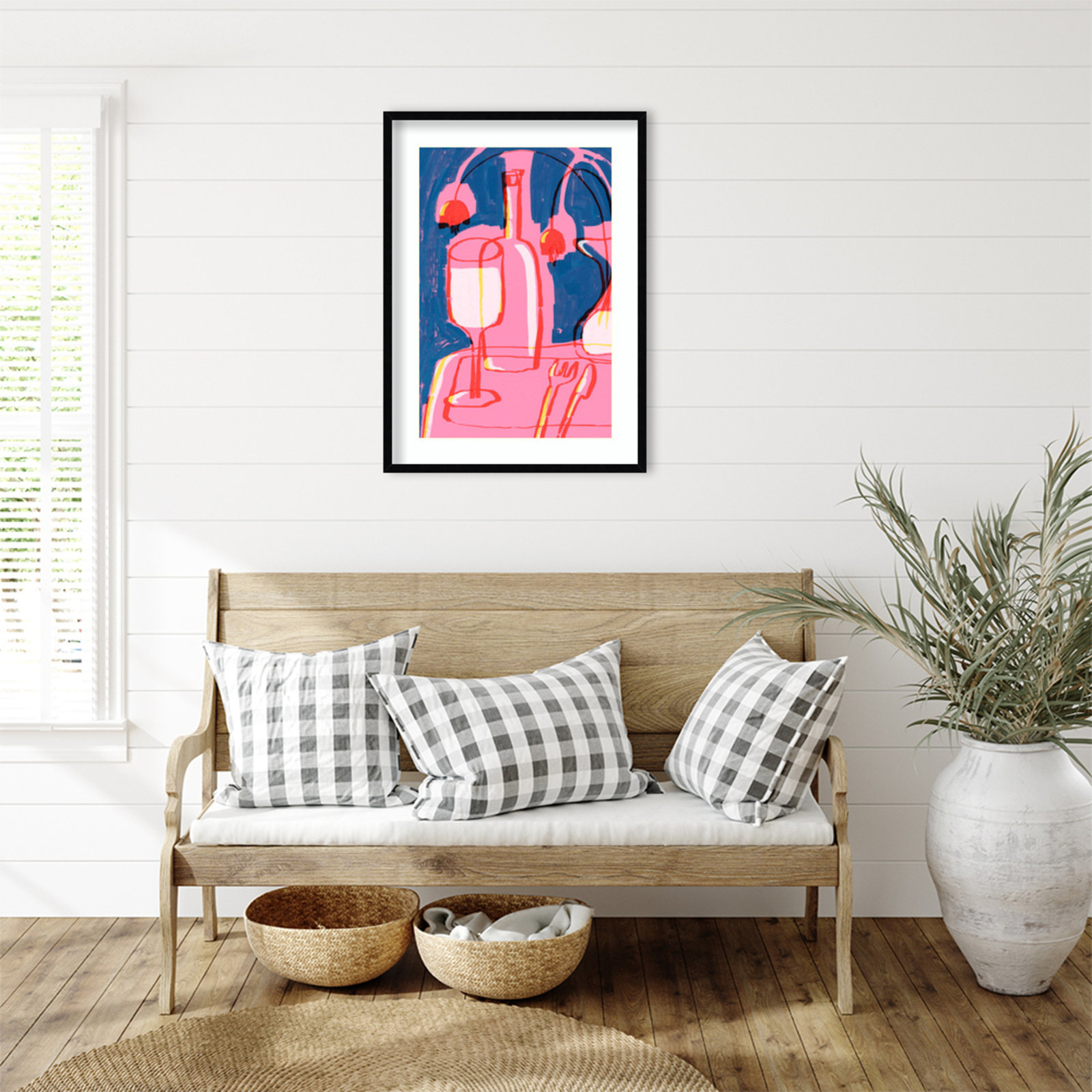 Galya "Neon Still Life No. 4" Print, Black, 33" H x 24" W