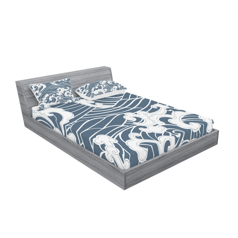 Ensemble de draps Traditional, Ensemble de draps pour lit double avec un drap-hou