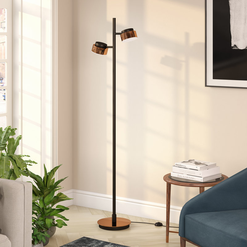 Katalynna 68'' Black Tree Floor Lamp