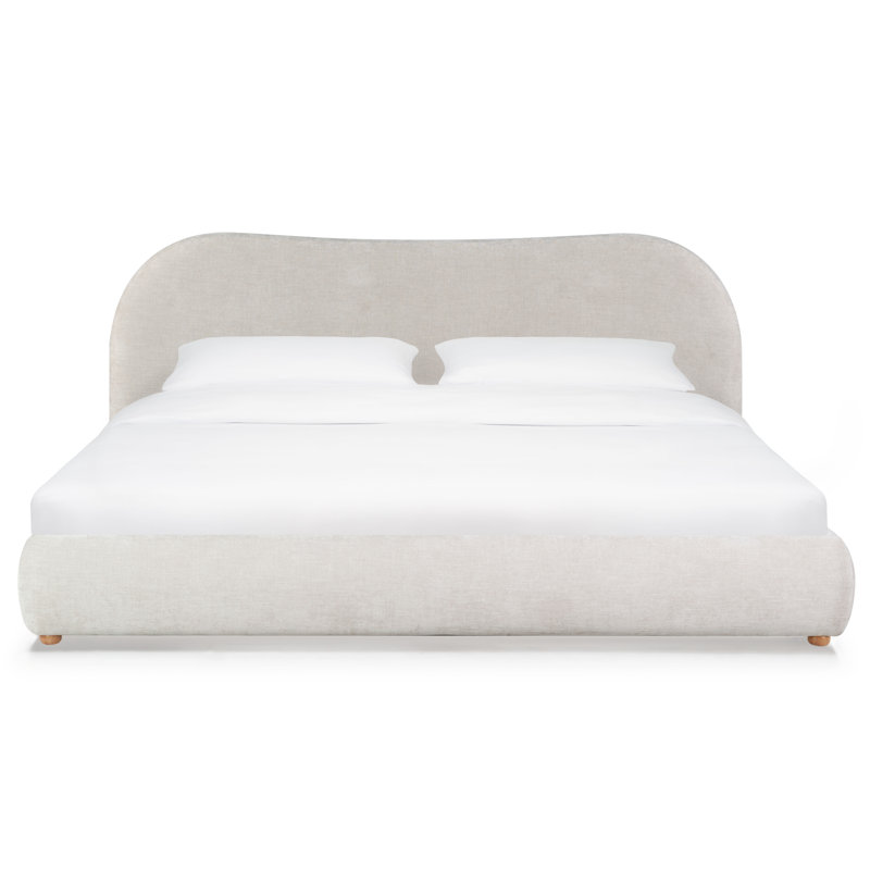 Beccarose Bed, Queen, Natural/Beige