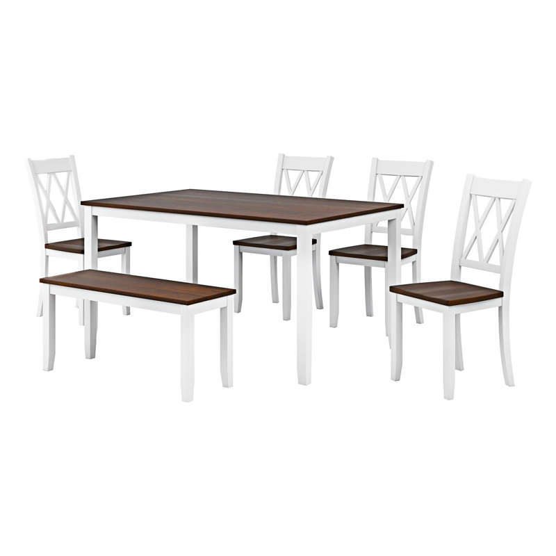 6-piece Wooden Kitchen Dining Table set