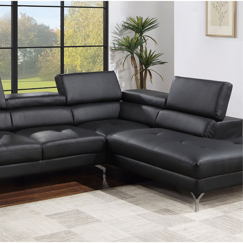 Canapé modulaire 2 pièces Mobilier de salon, Noir