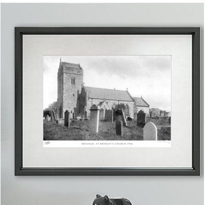 Brigham, St Bridget's Church 1906 by Francis Frith - Single Picture Frame Print