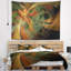 Tapisserie florale symétrique symétrique-28486461