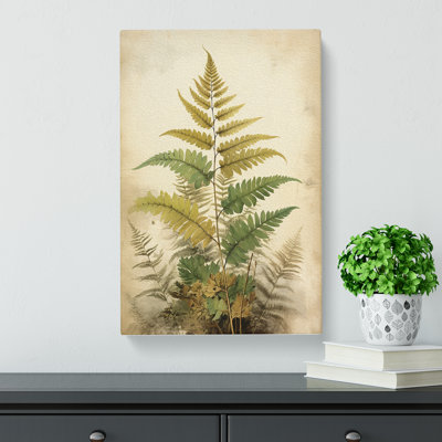 Fern Leaf Victorian - Wrapped Canvas