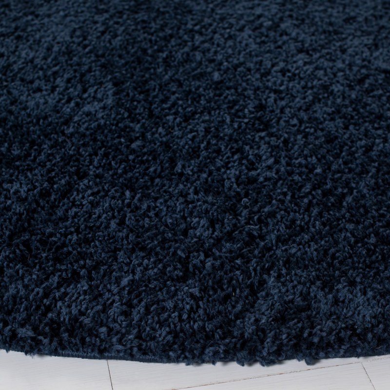 Aeryn Navy Shag Rug, Rectangle 9' x 12'