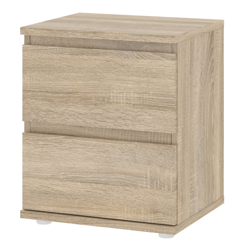 Gosselin 40.2cm W Bedside Table, Oak