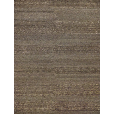 Merino Wool Solid Area Rug in Brown