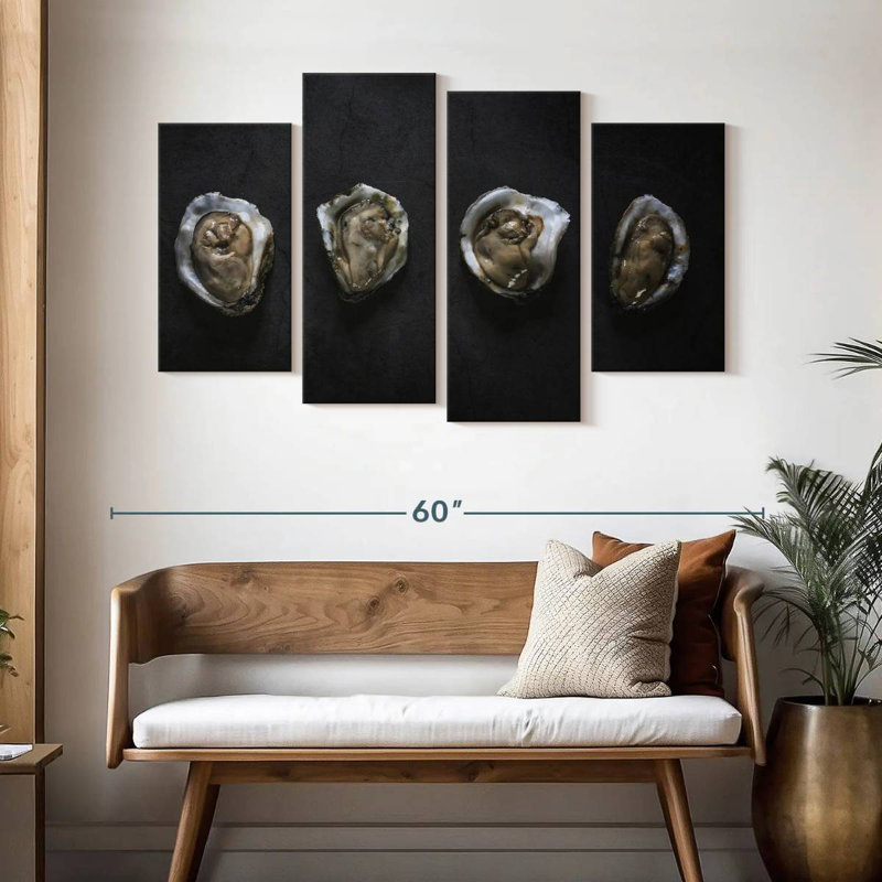 Brampt Raw Oysters, 32" H x 52" W