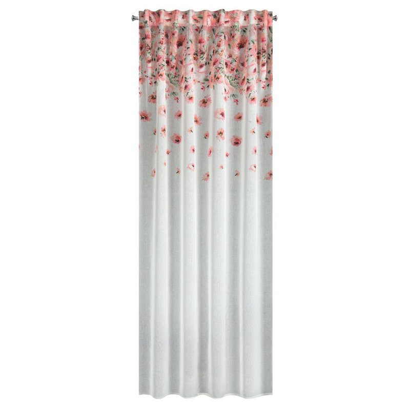 Renard Semi Sheer Curtain Single Panel