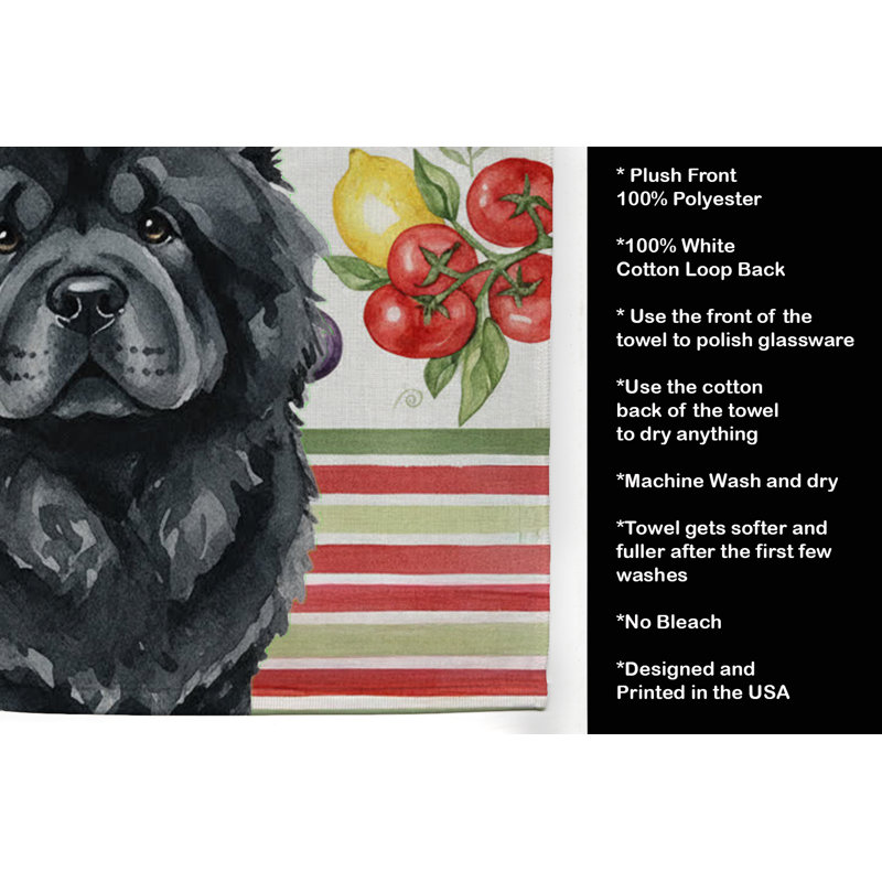 Torchon noir Chow Chow, Black Chow Chow