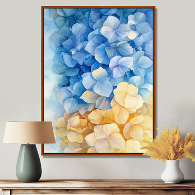 Décoration murale abstraite «Hydrangea Horizon Of Simplicity III» - Hortensia