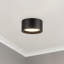 Uma 7-in Black dimmable LED Semi-Flush Mount-476479916-476479918