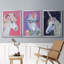 Unicorn II - ensemble de 3 reproductions d'art-1875798466-1875798467