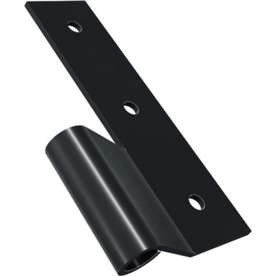 SteelTek Flat Hinge with 1/2" Offset Shutter Kit, for Heights 12"-36"  (Includes 4 Flat Hinges, 4 Pintels on Plate, 1 Pair S-Holdbacks w/ Lag Bolt Shutter Support)