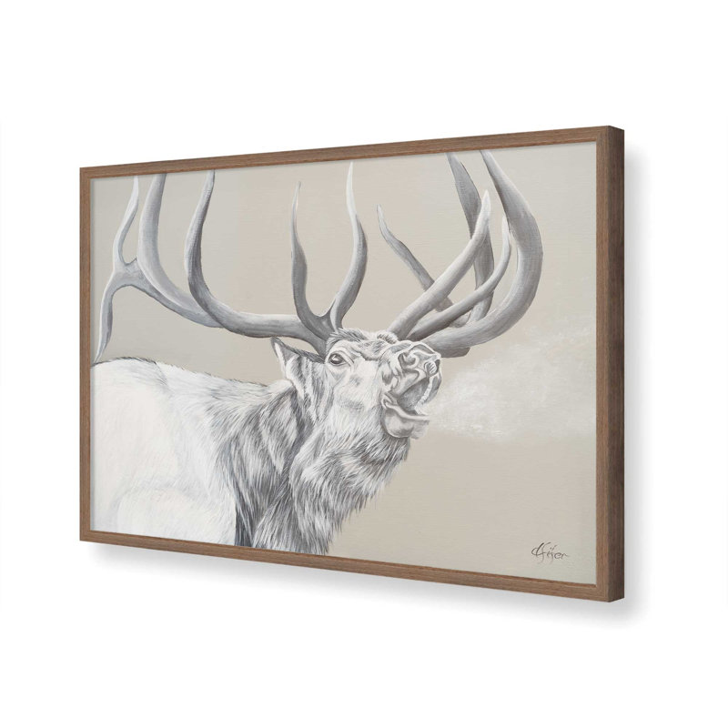 Wailing Bugle by Diane Fifer Art Print, Brown, Framed Print, 16 W x 12 H