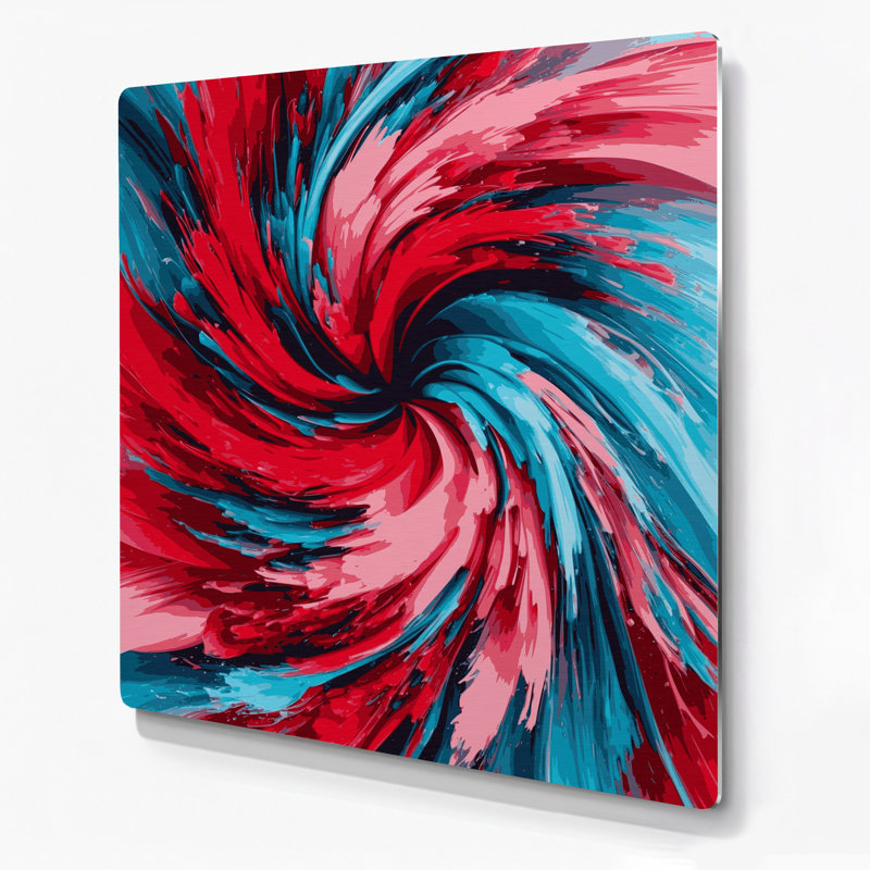 Art numérique abstrait numérique 72, H 32 po x l 32 po