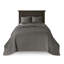 Ensemble de couvre-lit réversible gris foncé-125333486-125333487