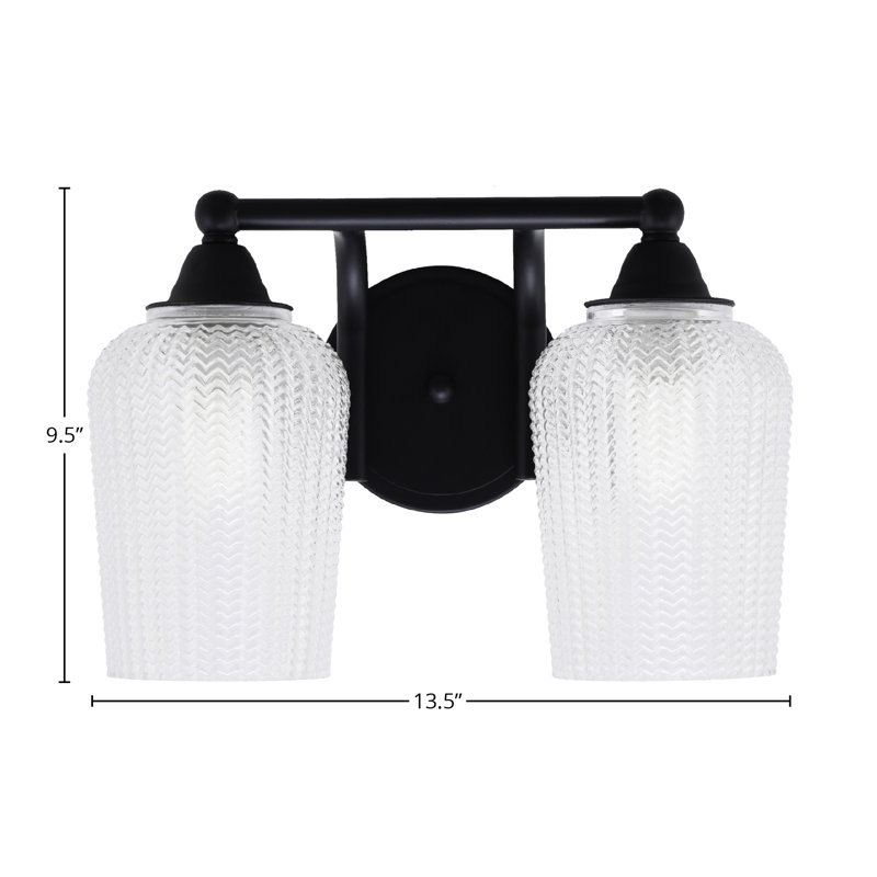 Paramount 2 Light Bath Bar, White