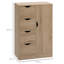 Bathroom Cabinet, Freestanding Cabinet With 4 Drawers-1862149043