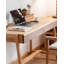 Bureau en bois de cerisier avec tiroirs en noyer