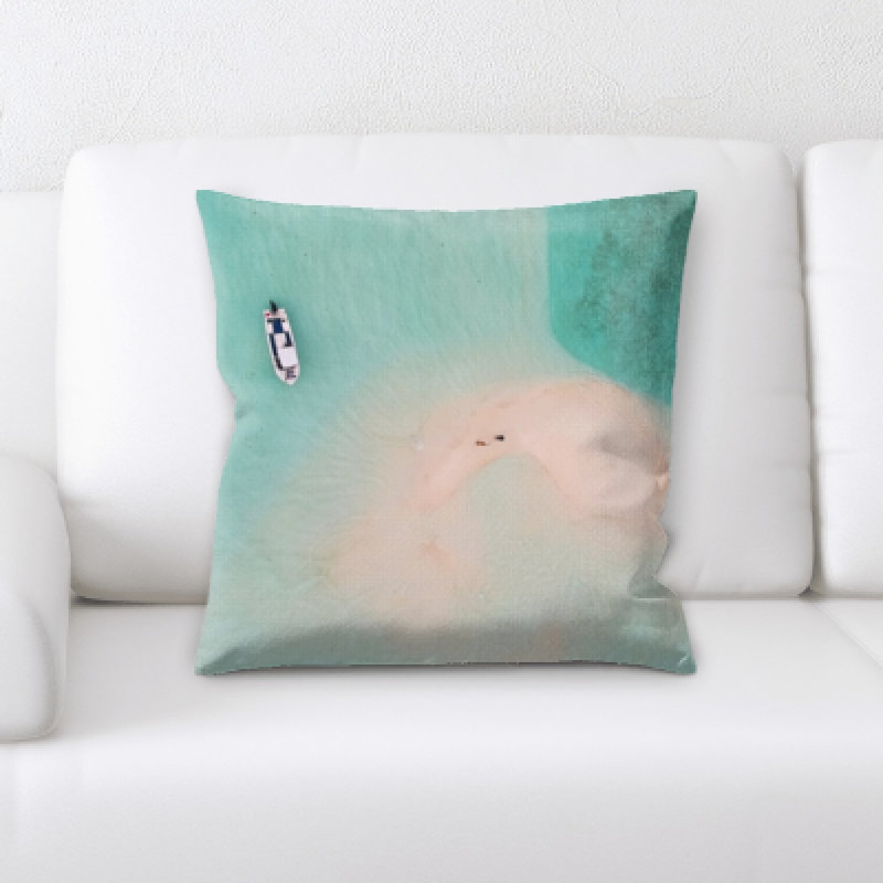 Microsuede Reversible Throw Pillow
