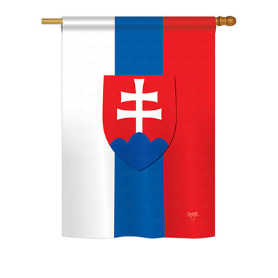 Double Sided Polyester House Flag