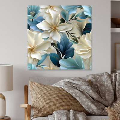 Griffithville - Art abstrait acrylique sur verre