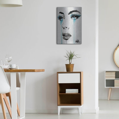 «Blue Rumor» par Loui Jover, art mural en métal
