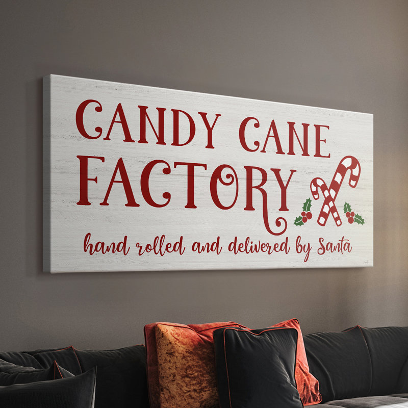 Usine de canne à sucre - Toile tendue avec châssis - Prêt à accrocher, H 20 po x l 40 po