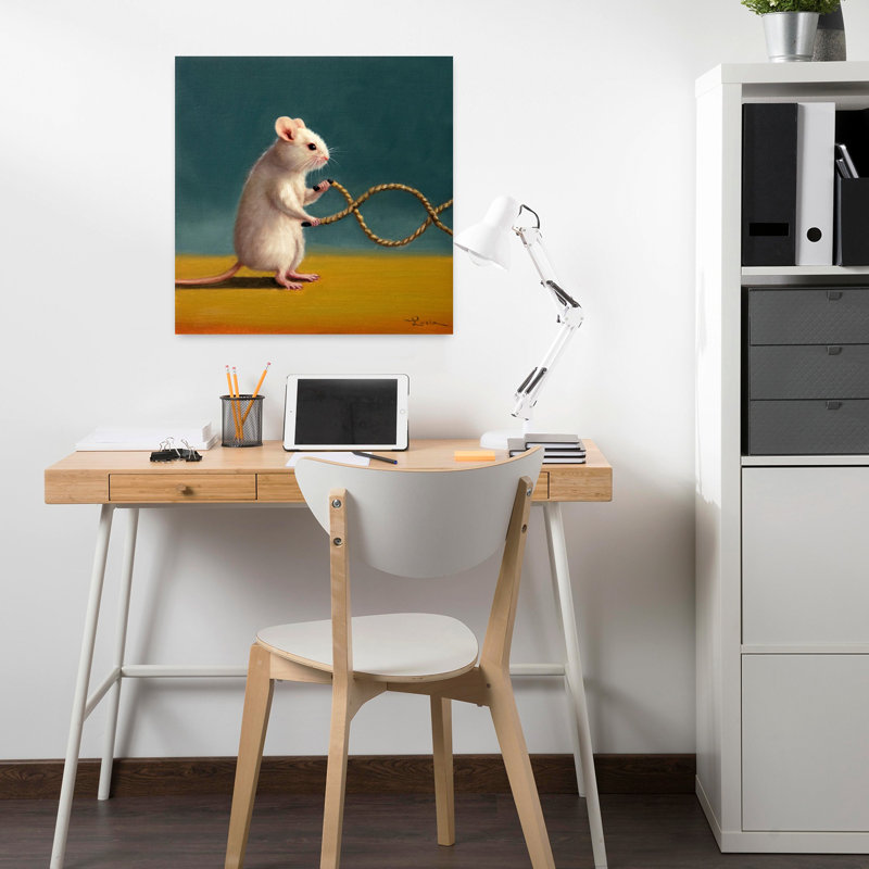 Gym Rat, art urbain contemporain, H 18 po x l 18 po