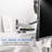 Silver Pneumatic Arm TV Wall Mount