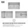 Silicone 20.75 in. x 14.875 in. Silicone Bottom Grid for 24 in. Single Bowl Kitchen Sink