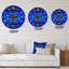 Fractale portail magique - horloge murale moderne-59913107