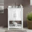 Meuble-lavabo autoportant sans lavabo 24 po Bennet avec petite porte en bois Shaker (blanc)-92719066