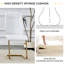 Table chic et chaise avec coussins en verre de la collection Modern