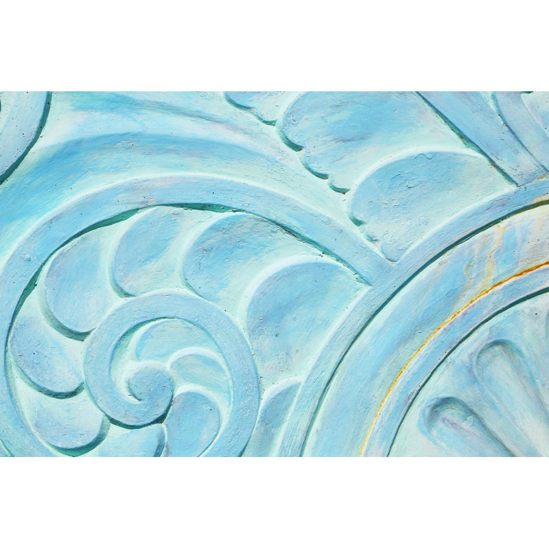 Art Deco Frieze In South Beach, Florida 1 Piece Wrapped Canvas Wall Art, 81cm H x 122cm W